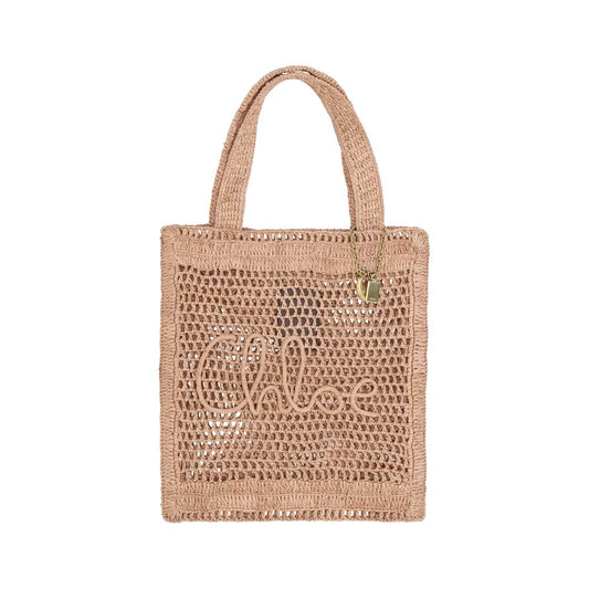 Chloé – Summer Banana Raffia Tote Bag