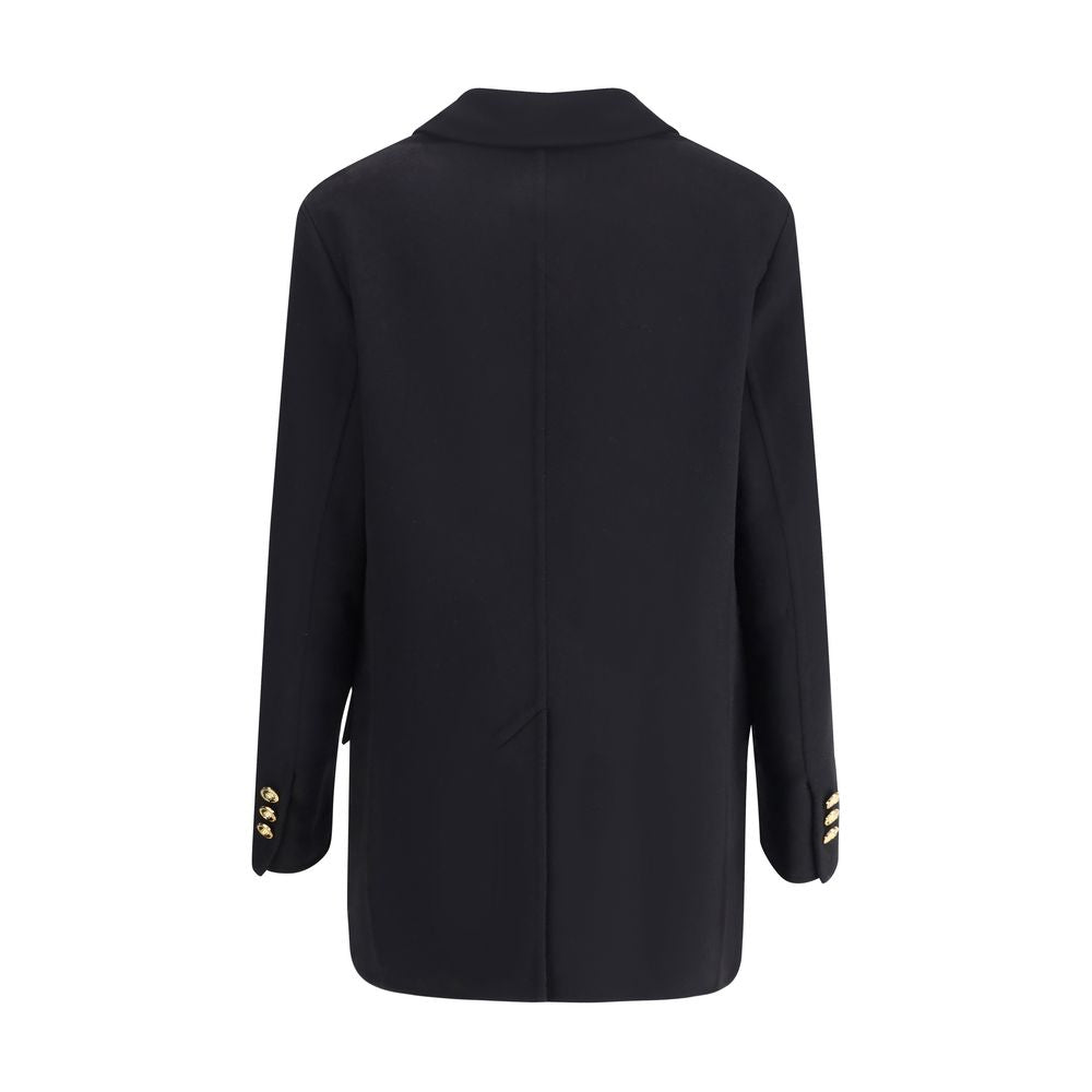 Versace - Black Cashmere Coat