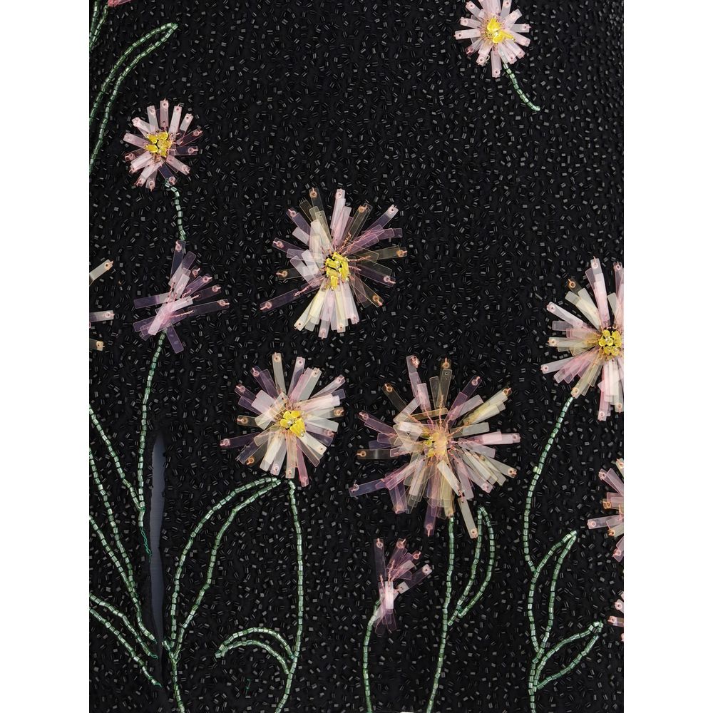 Staud - Black Nylon Cocktail Dress