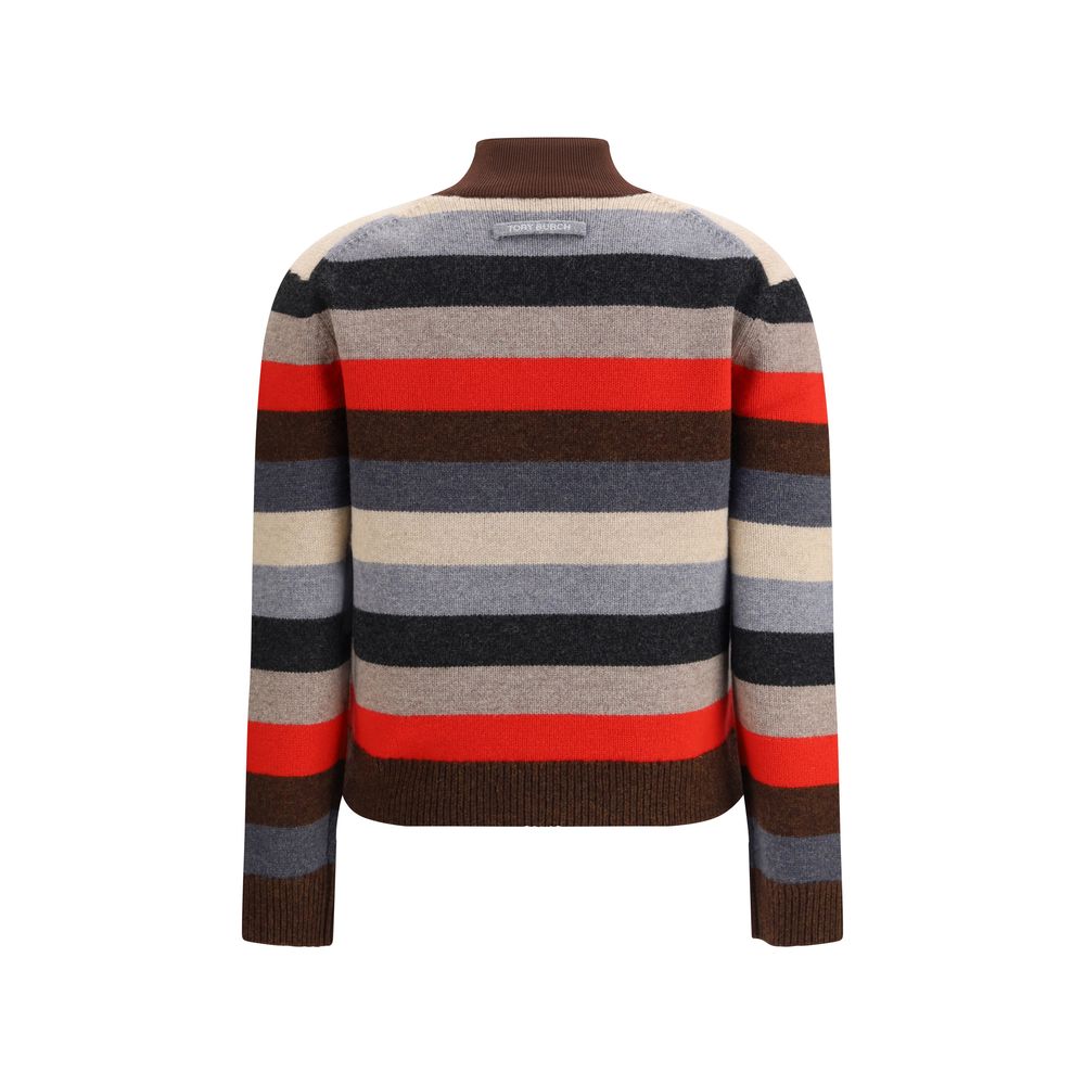 Tory Burch - Multicolor Merino Wool Turtleneck