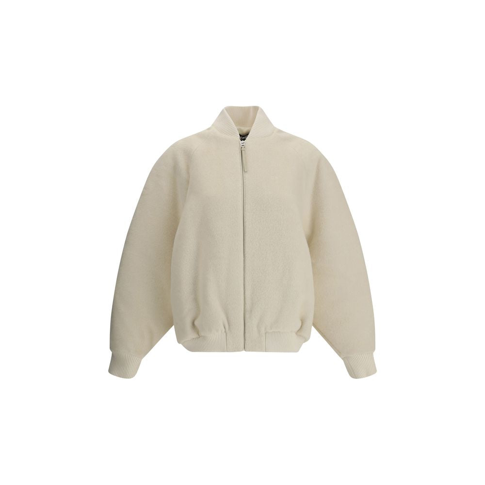Jacquemus - White Wool Bomber