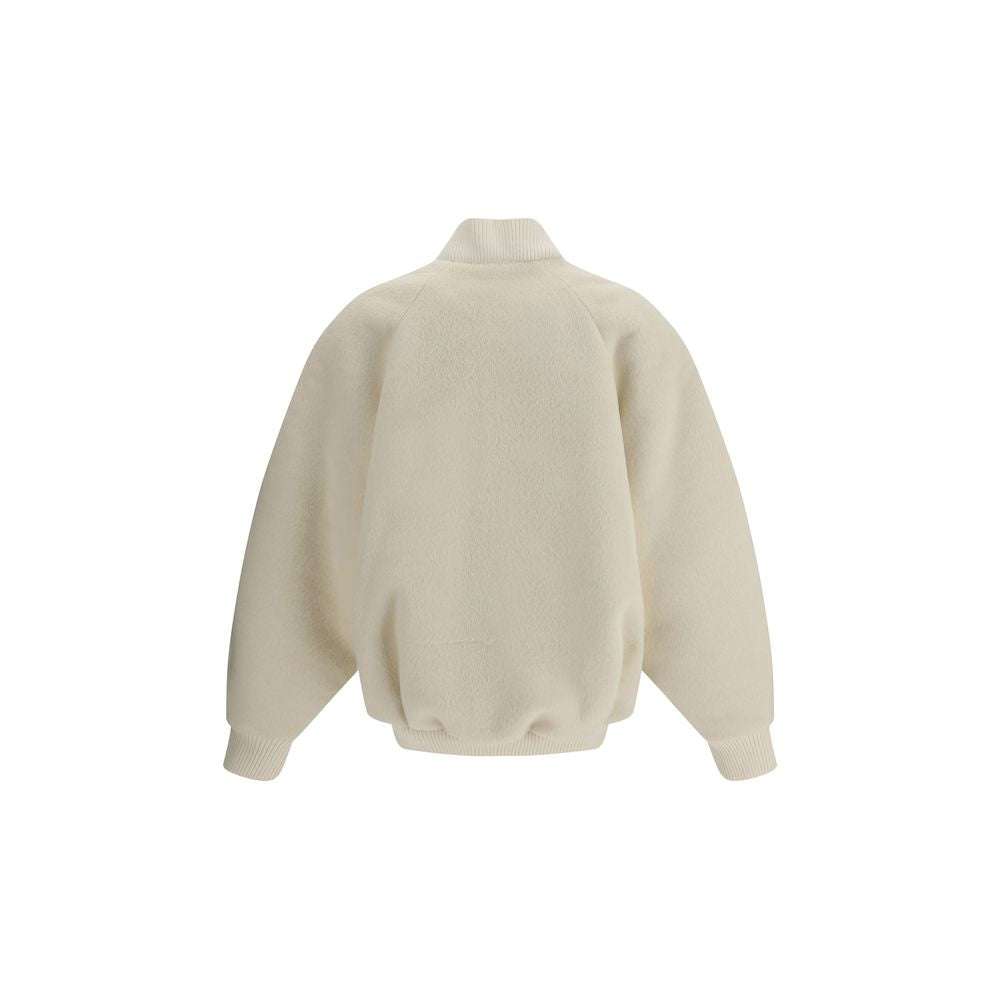 Jacquemus - White Wool Bomber