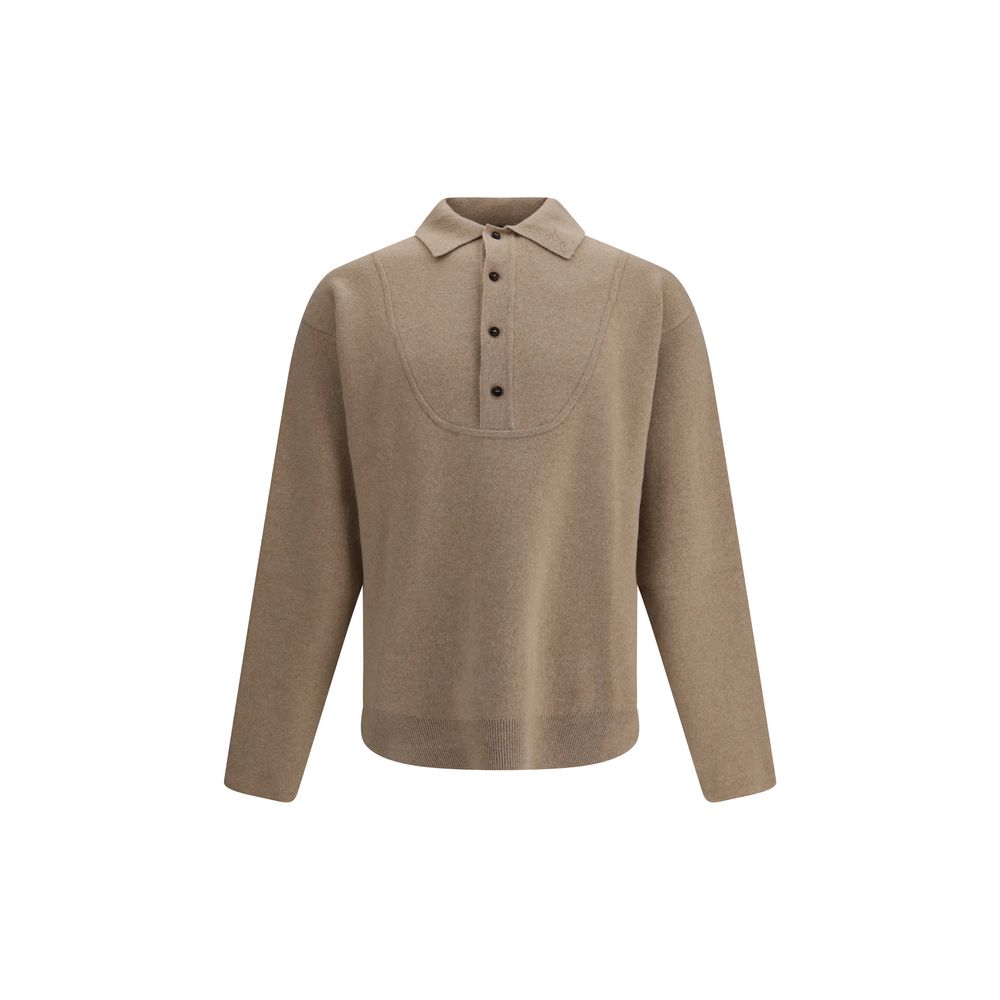 Jacquemus - Beige Merino Wool Sweatshirt