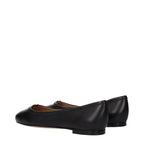 Chloé – Black Leather Ballet Flats