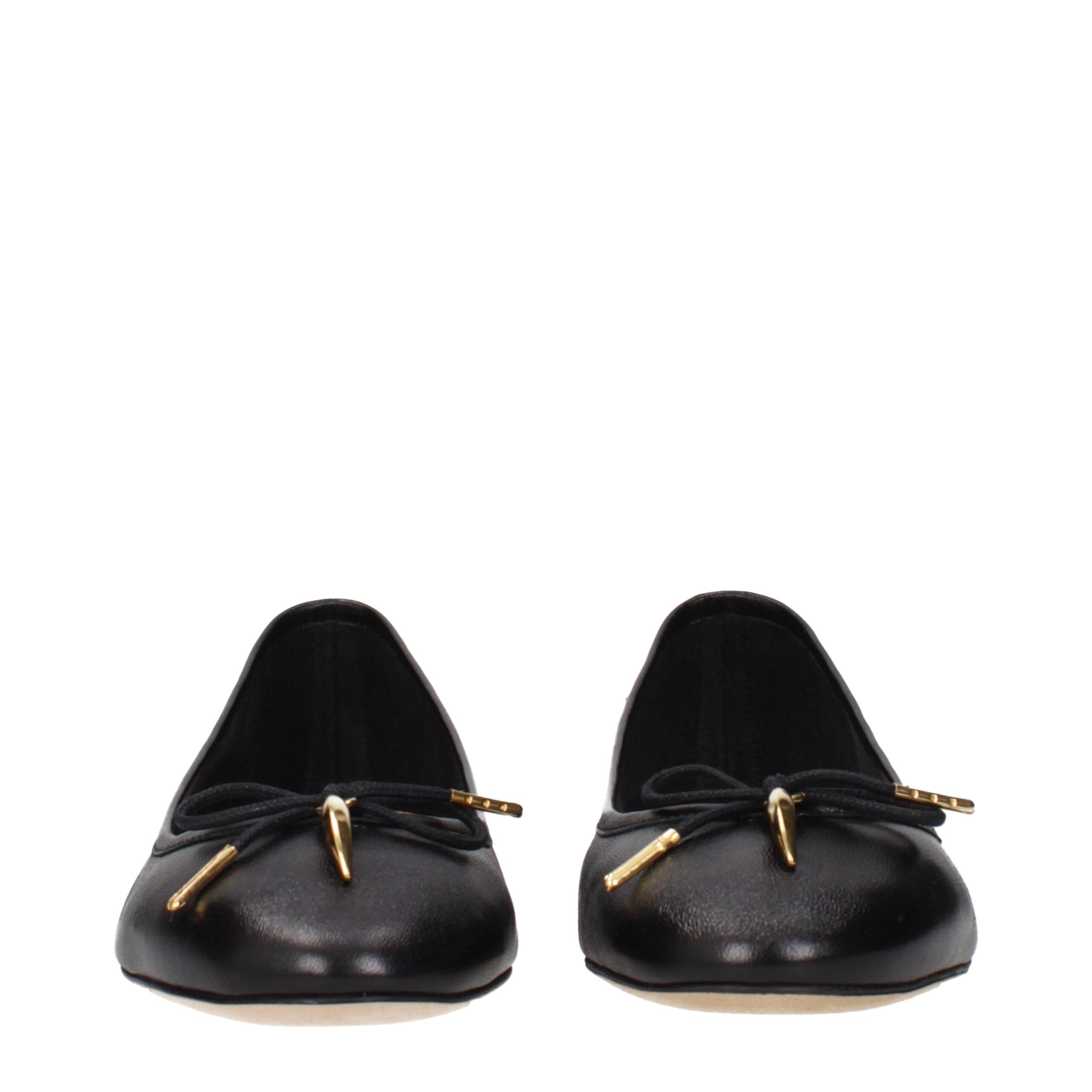 Chloé – Black Leather Ballet Flats