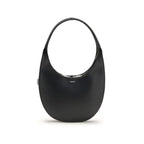 Coperni – Soft Swipe Double Gusset Bag in Black Leather