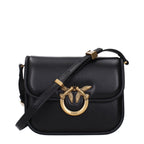 Pinko – Black Leather Crossbody Bag