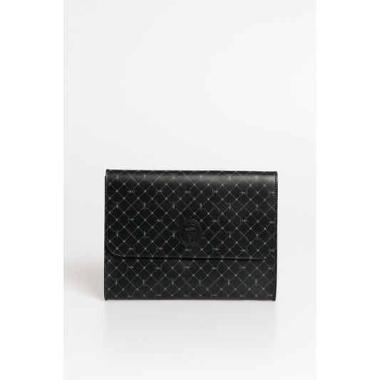 Trussardi – Black Polyester Clutch Bag