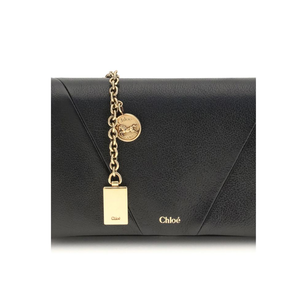 Chloé – Spin Wallet with Flap and Chain
