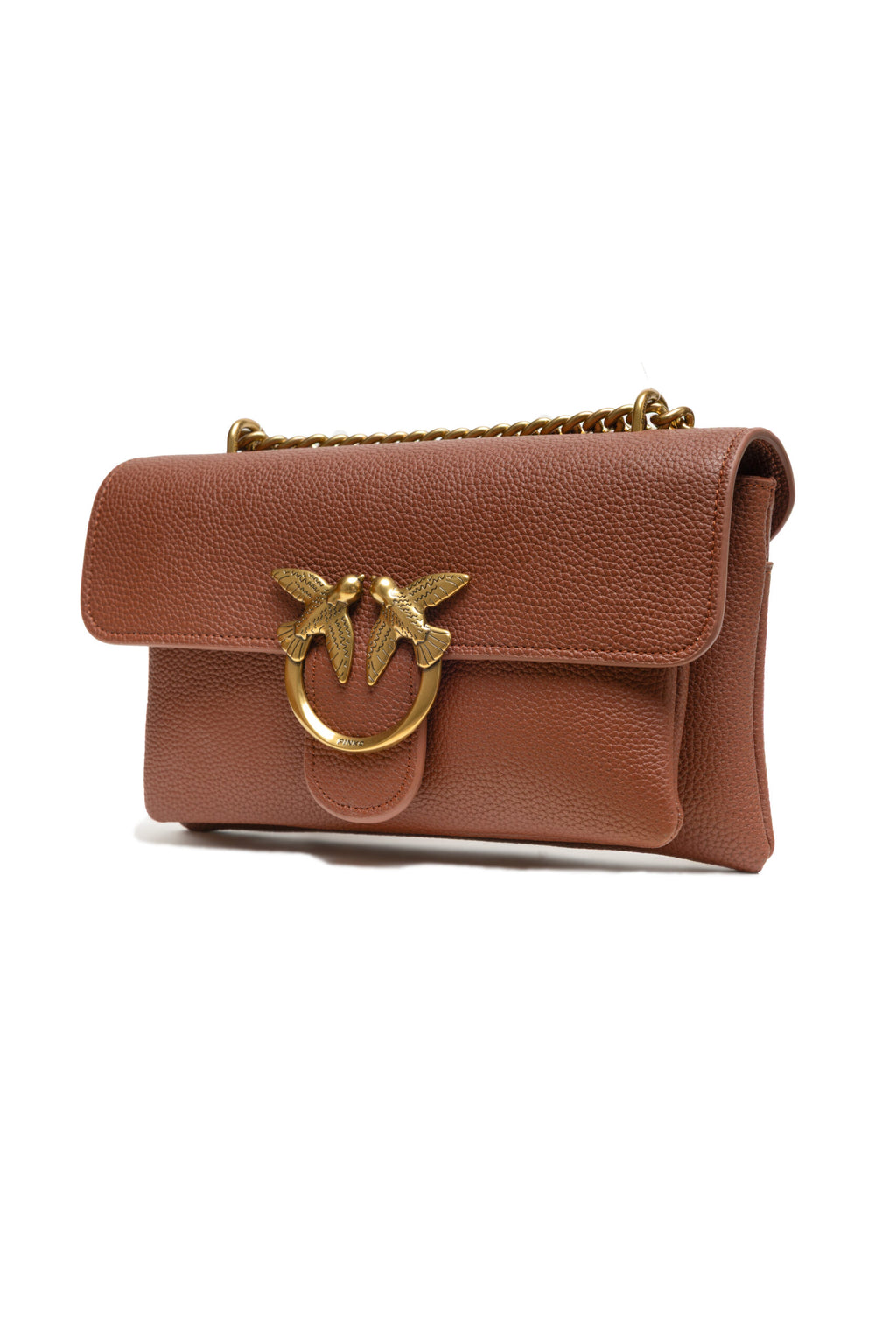 PINKO – Small Love Bag Soft Leather Brown