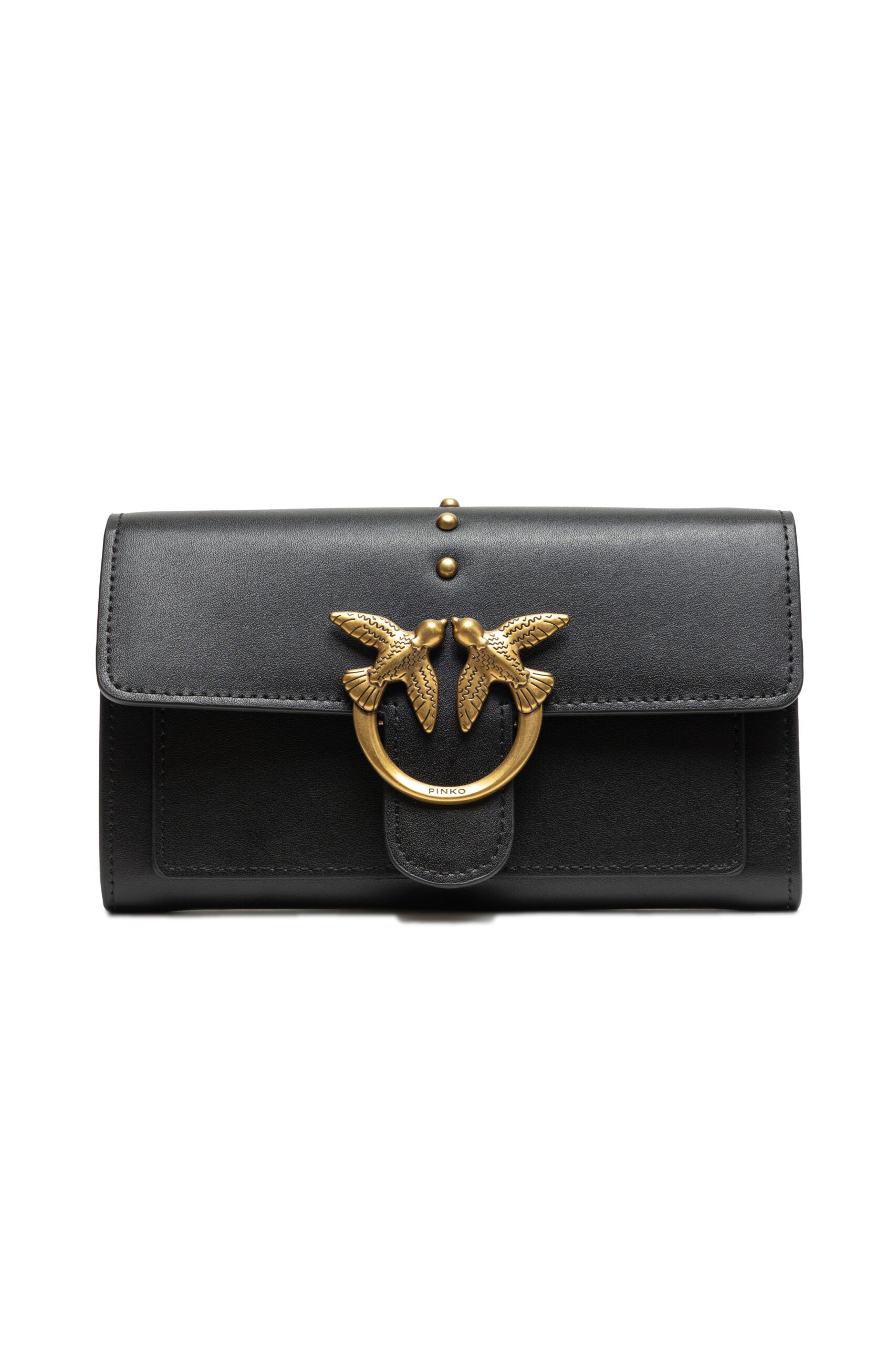PINKO- Black Mini Love Bag One Simply