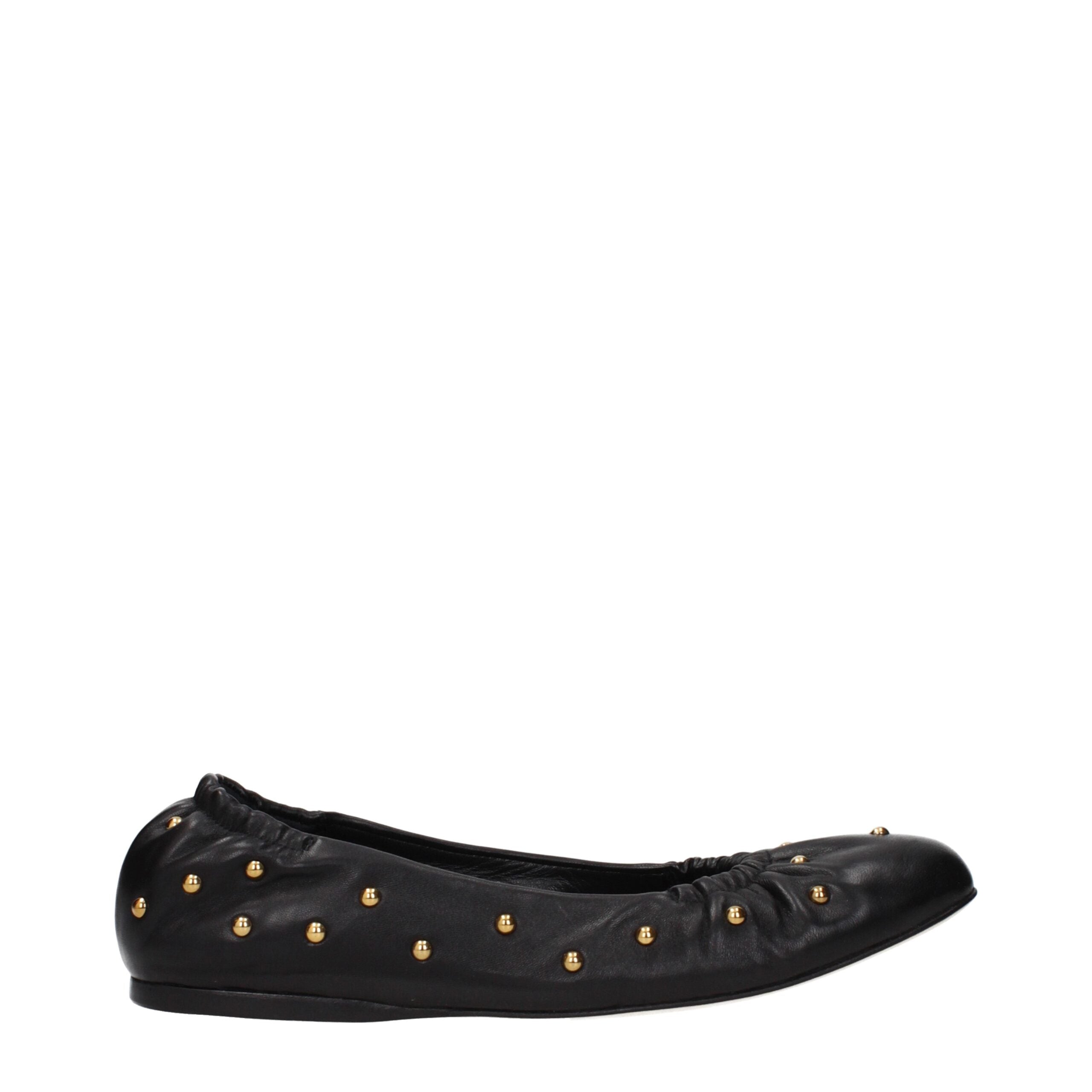 Chloé – Black Leather Ballet Flats