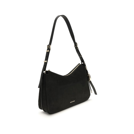 Michael Kors – Nolita Shoulder Bag in Black Nubuck