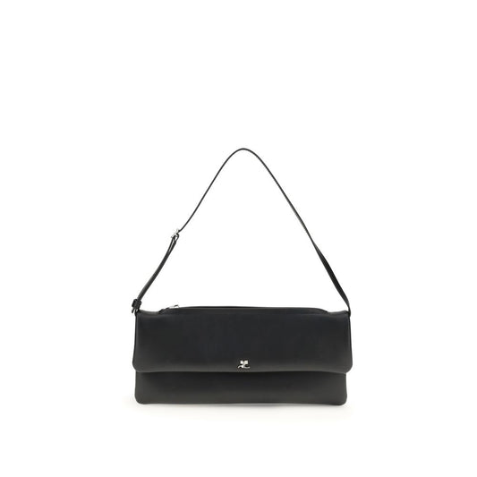 Courrèges – Black Cuff Leather Clutch
