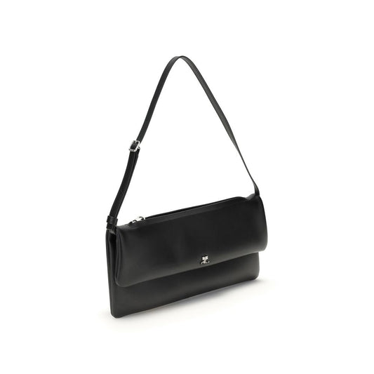 Courrèges – Black Cuff Leather Clutch