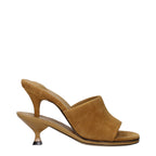 Jacquemus – Brown Suede Stiletto Sandals