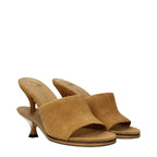 Jacquemus – Brown Suede Stiletto Sandals