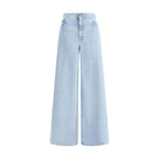 Max Mara - Light Blue Cotton Jeans Denim