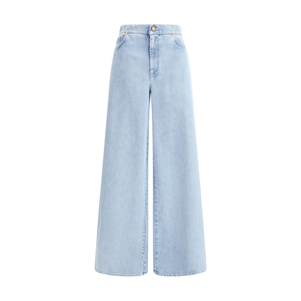 Max Mara - Light Blue Cotton Jeans Denim