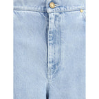 Max Mara - Light Blue Cotton Jeans Denim