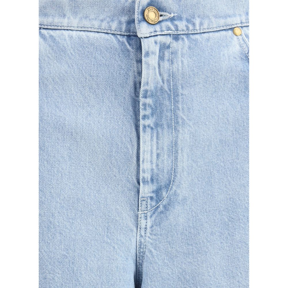 Max Mara - Light Blue Cotton Jeans Denim