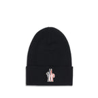 Moncler - Grenoble Black Fleece Wool Beanie
