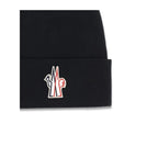 Moncler - Grenoble Black Fleece Wool Beanie