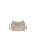 Brunello Cucinelli – Mellow Mini Shearling Shoulder Bag
