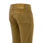 Jacob Cohen - Yellow Cotton Skinny Pants