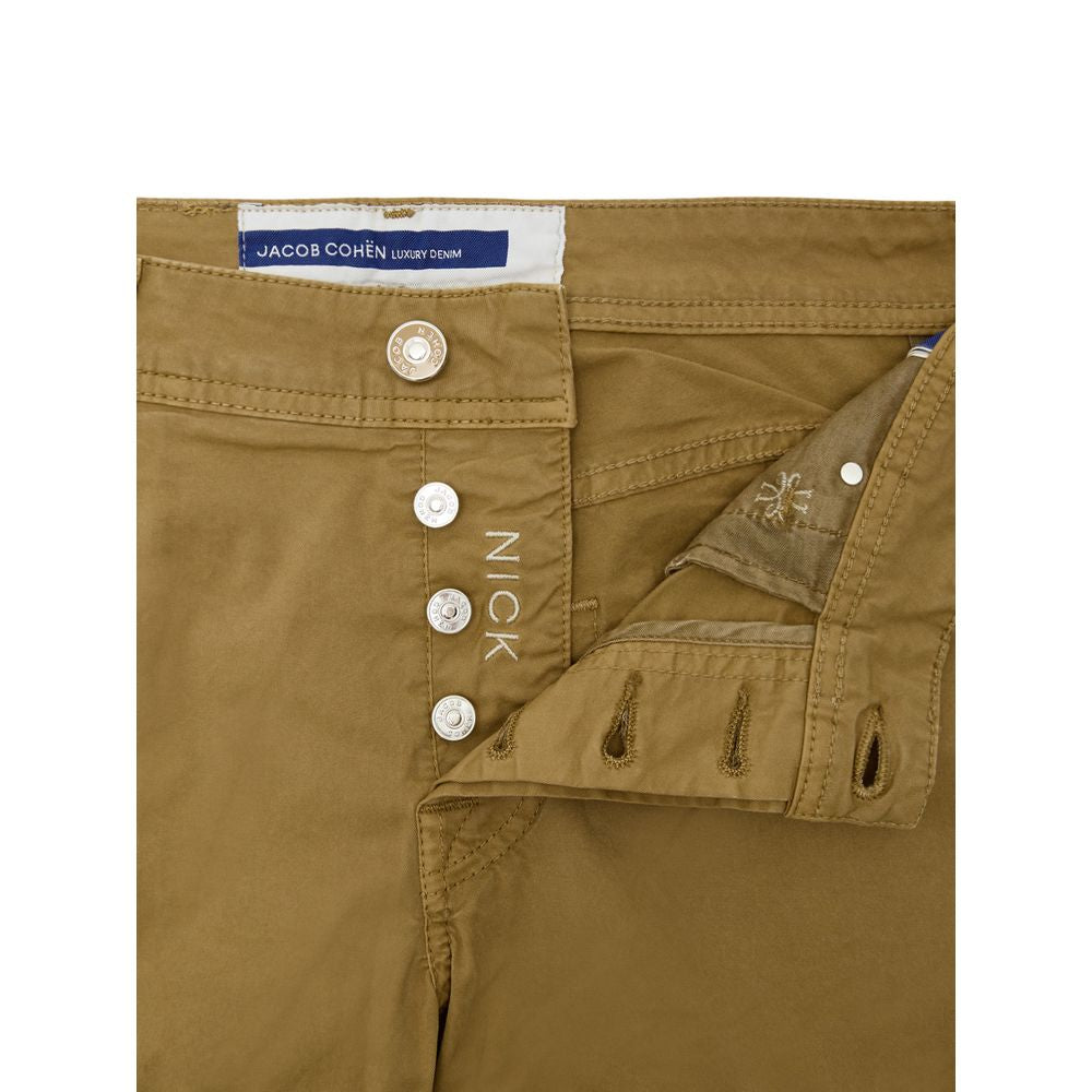 Jacob Cohen - Yellow Cotton Skinny Pants