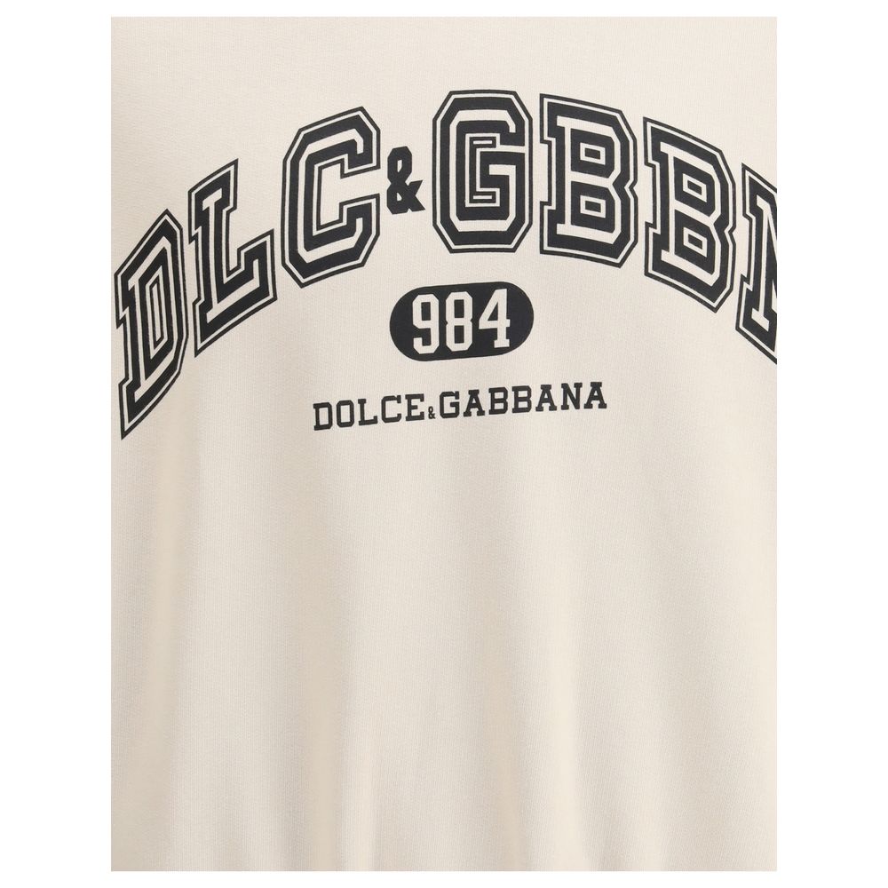 Dolce & Gabbana - Beige Cotton Sweatshirt