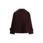 Chloé - Bordeaux Fleece Wool Coat