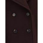 Chloé - Bordeaux Fleece Wool Coat
