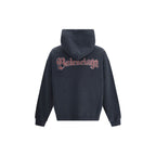 Balenciaga - Black Cotton Sweatshirt