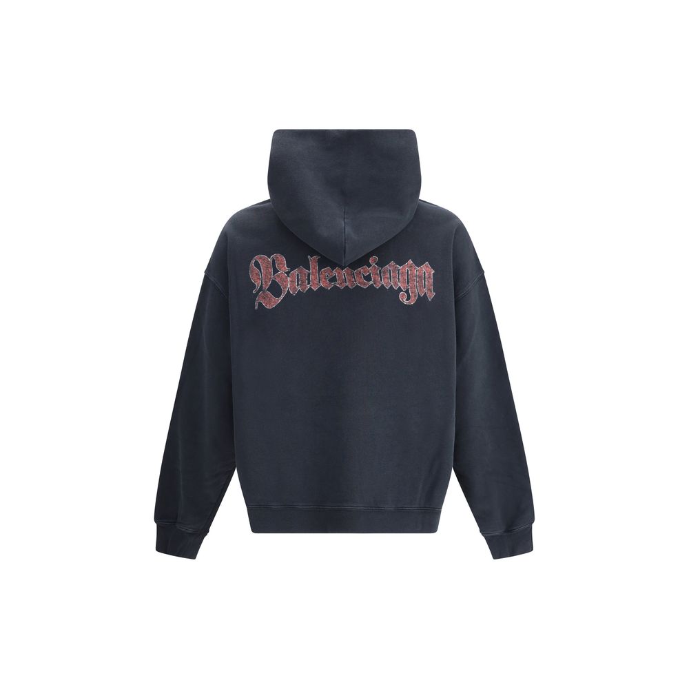 Balenciaga - Black Cotton Sweatshirt