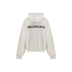 Balenciaga - White Cotton Sweatshirt