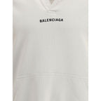 Balenciaga - White Cotton Sweatshirt
