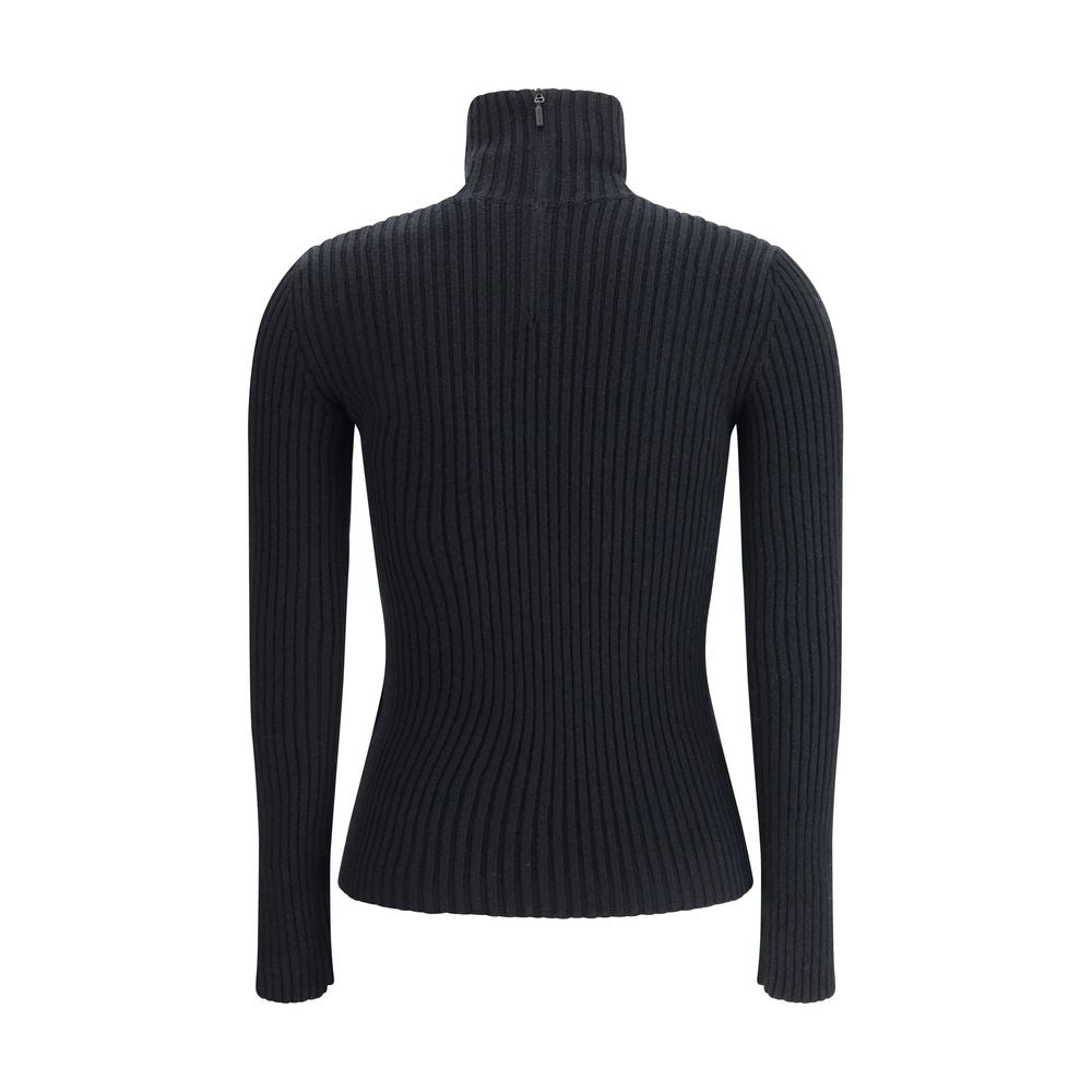 Max Mara - Black Wool Long Sleeve T-Shirt