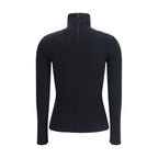 Max Mara - Black Wool Long Sleeve T-Shirt