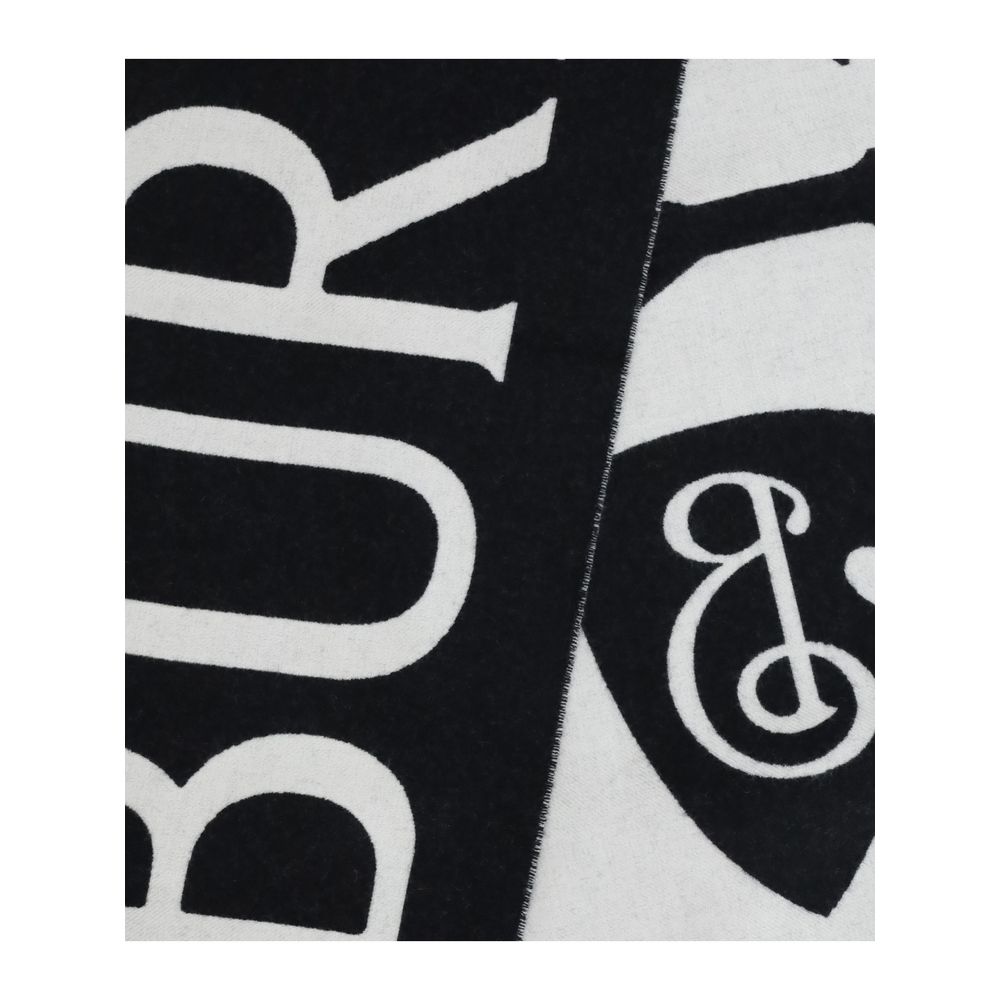 Burberry - Black Wool Scarf