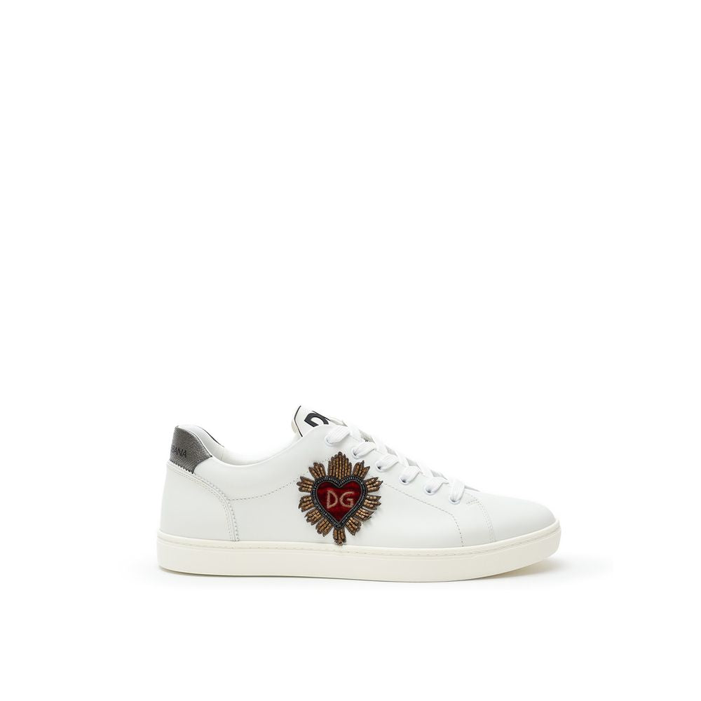 Dolce & Gabbana - White Leather Sneaker