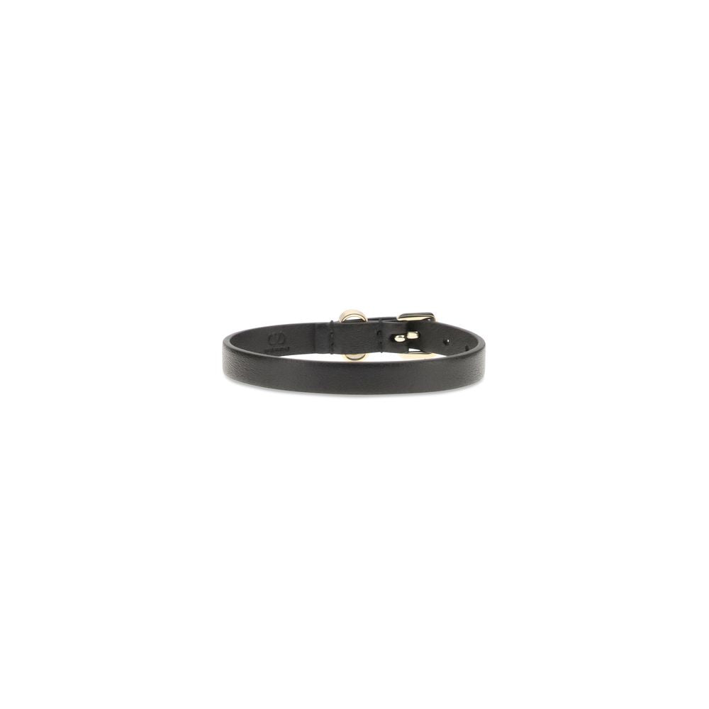 Valentino Garavani - Black Calf Leather Bos Taurus Bracelet