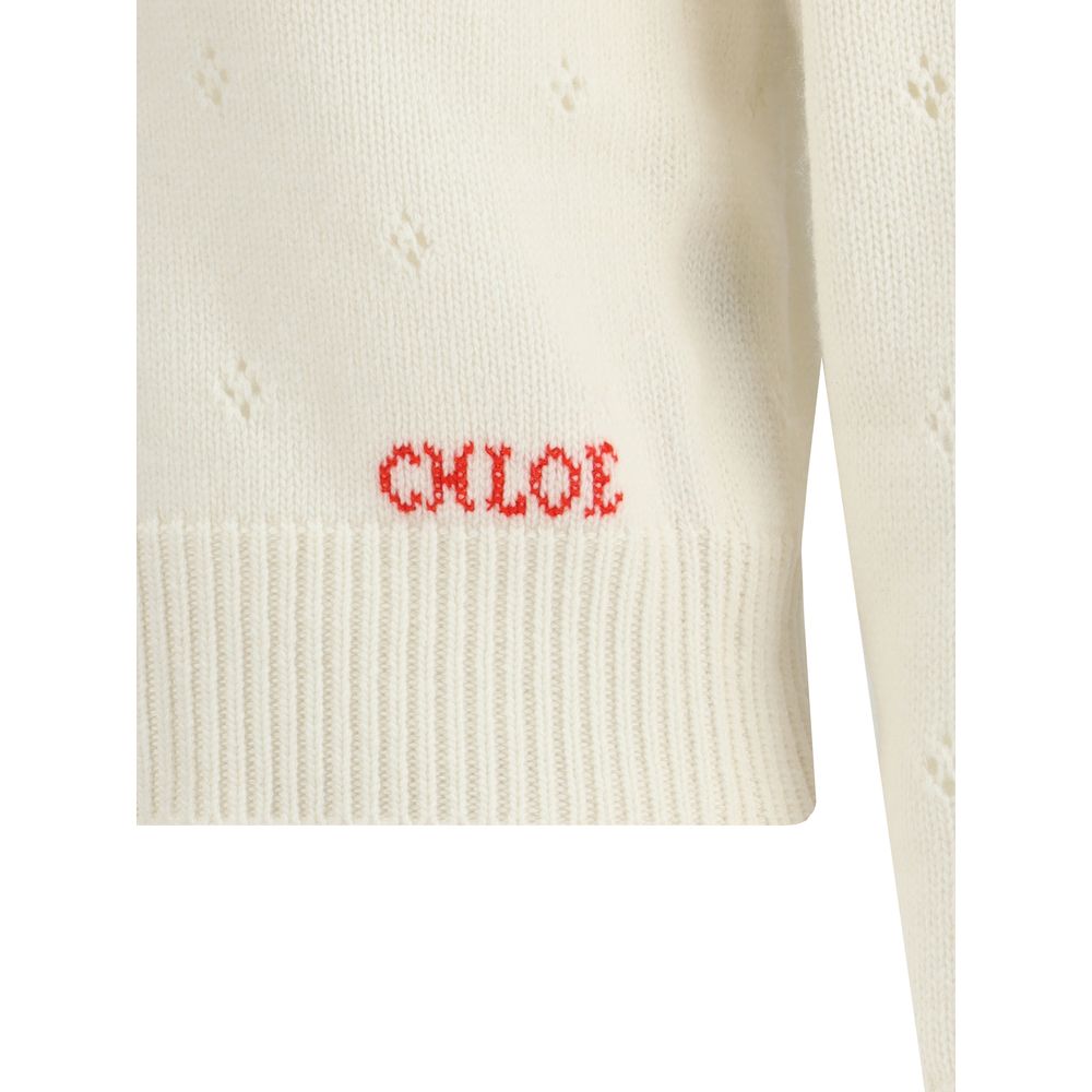 Chloé - Cream Wool Sweatshirt