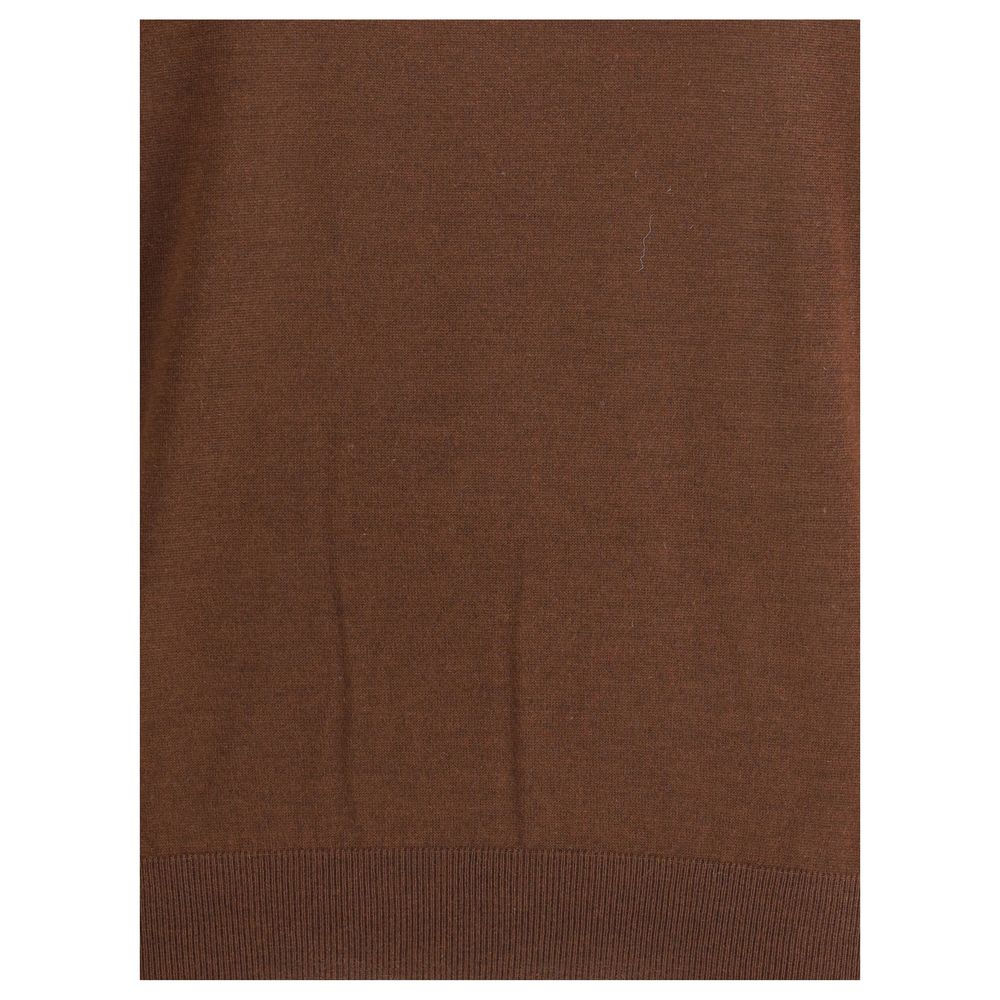 Saint Laurent - Brown Cashmere Turtleneck