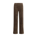 Avenue Montaigne - Brown Cotton Casual Pants