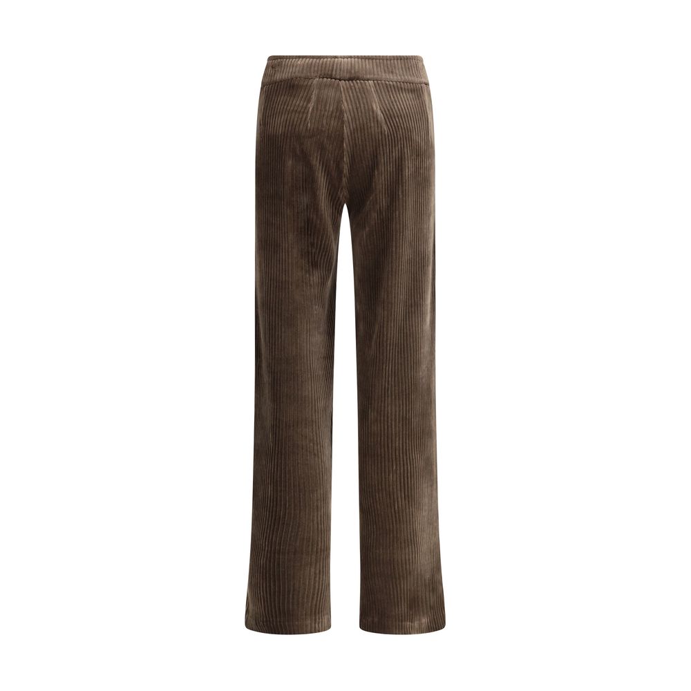 Avenue Montaigne - Brown Cotton Casual Pants