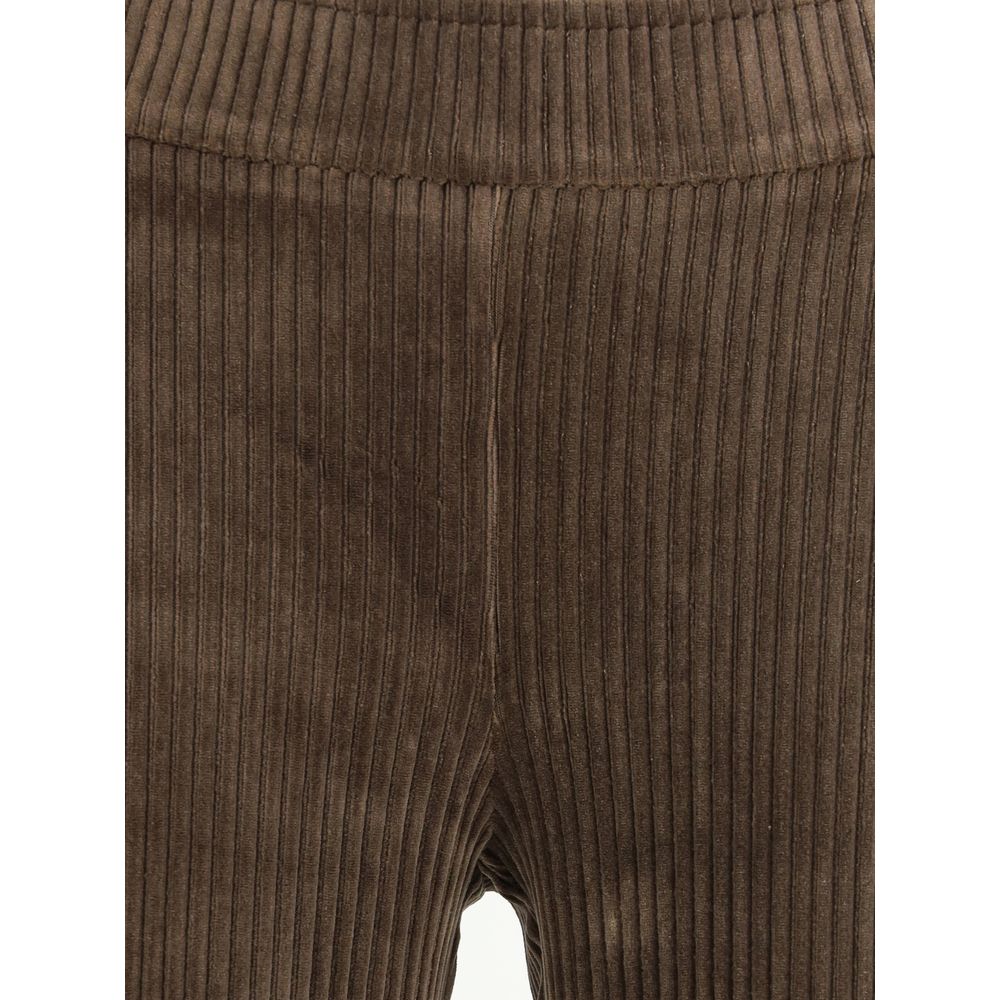 Avenue Montaigne - Brown Cotton Casual Pants