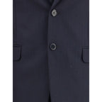Prada - Blue Fleece Wool Two-Piece Suit