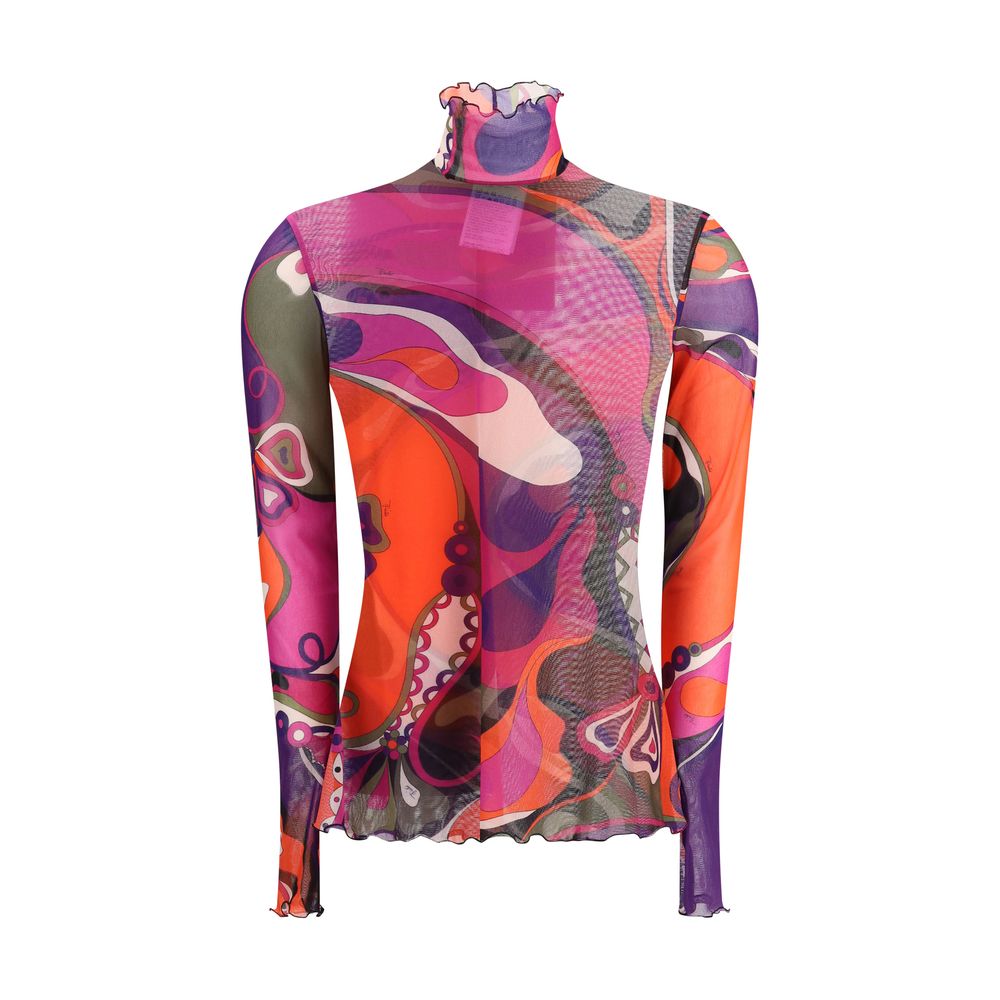 Emilio Pucci - Multicolor Polyamide Pattern Shirt
