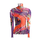 Emilio Pucci - Multicolor Polyamide Pattern Shirt